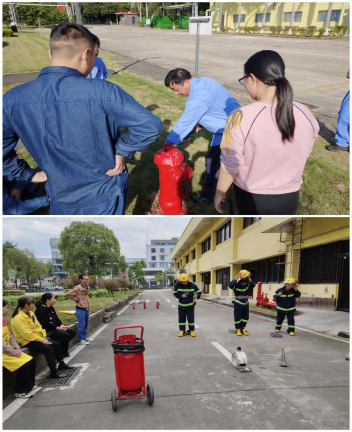 落实消防责任，消除火灾隐患  暨天博体育综合“119”消防月大比武活动掠影